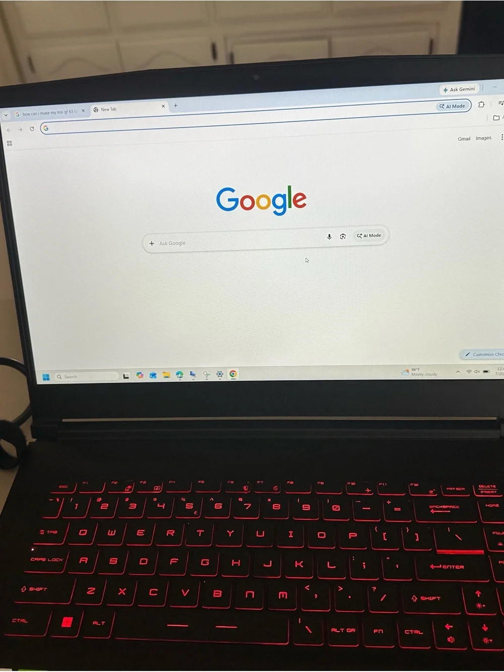 MSI GF63 Thin Gaming Laptop - Intel i5, 32GB RAM, NVIDIA GeForce GTX 1650, 1TB